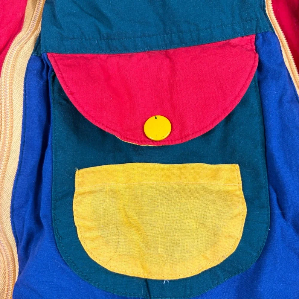 HUSH PUPPIES Vintage Multicolor Primary Colorblock Snowsuit 18M‎